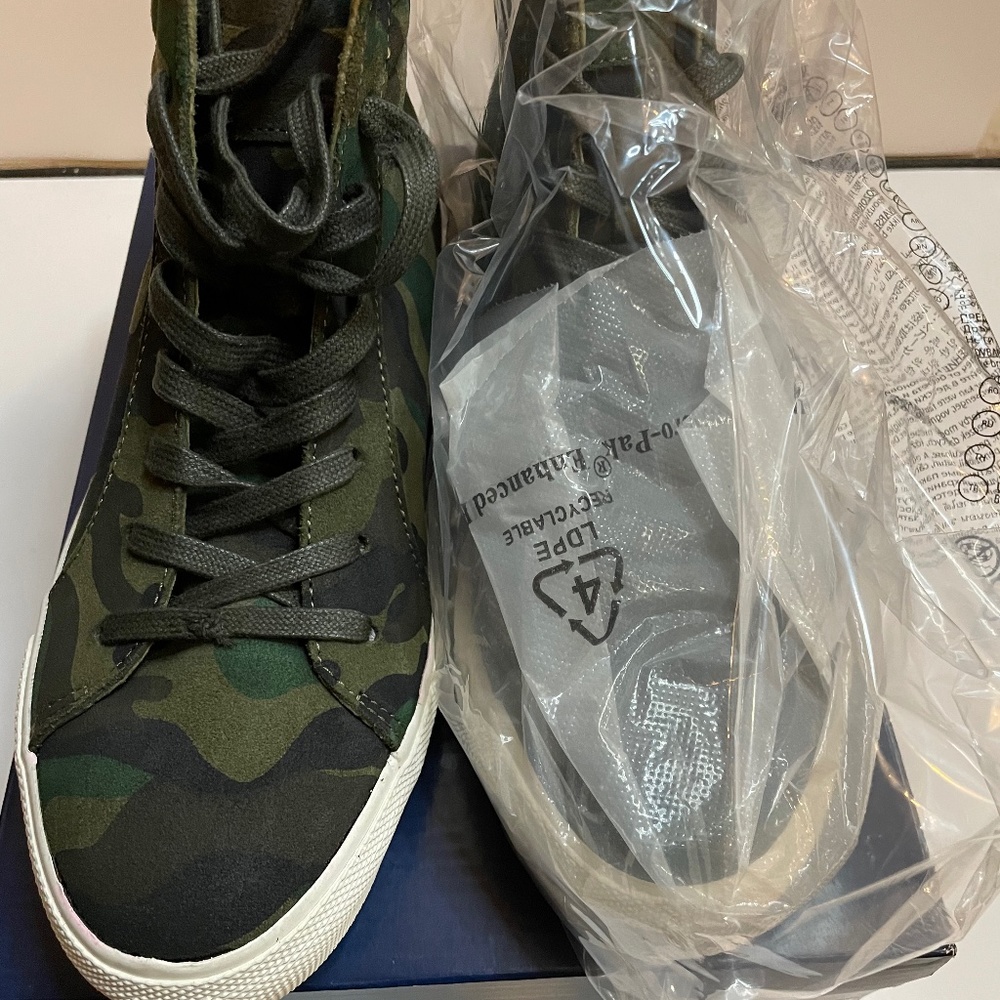 Polo Ralph Lauren Camo High-Top Sneakers